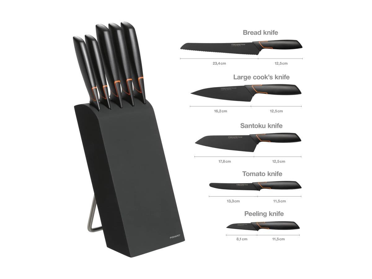 Нож кухонный 19 см Edge Fiskars - изображение 4