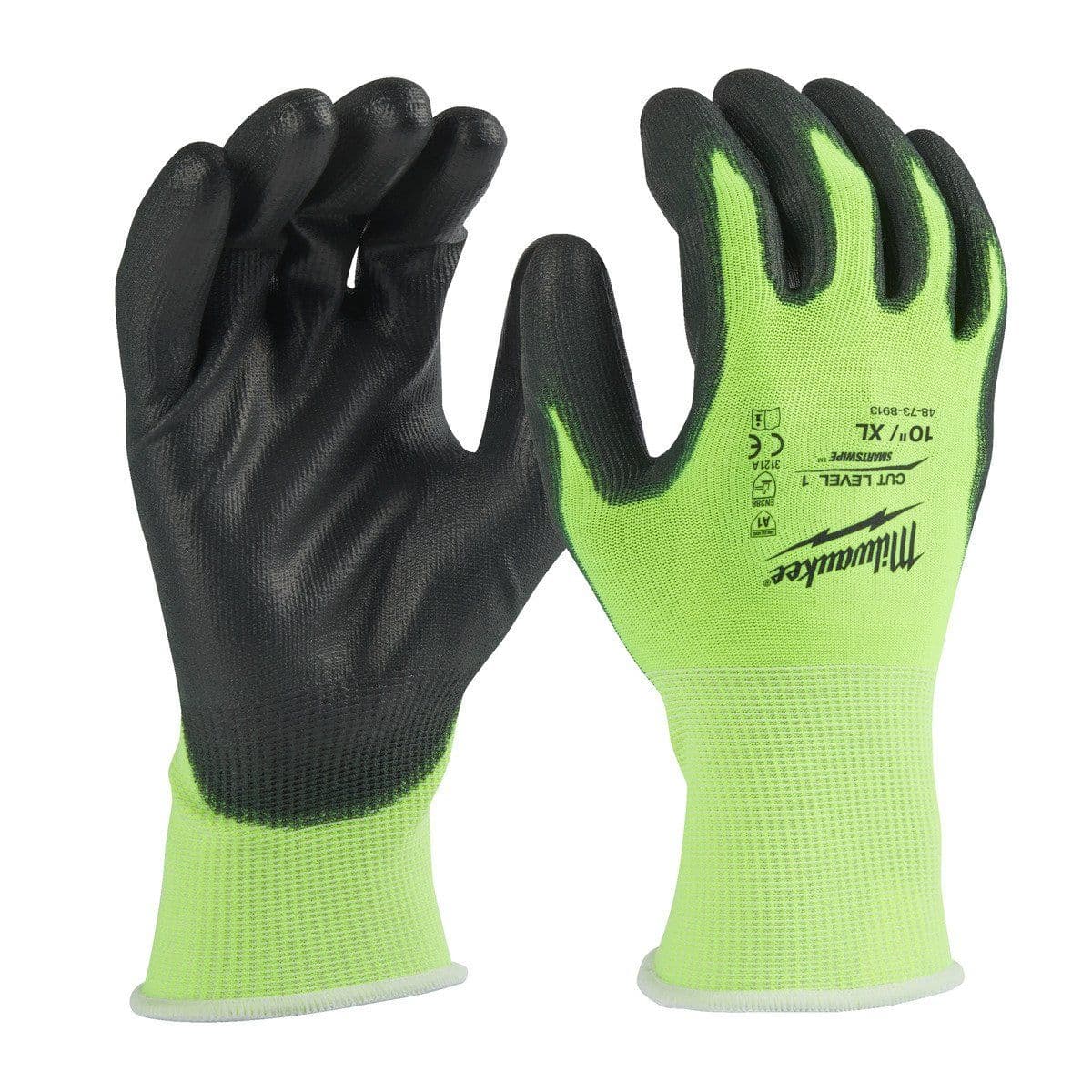 Перчатки Hi-Vis Cut level 1, XL/10 - изображение 1