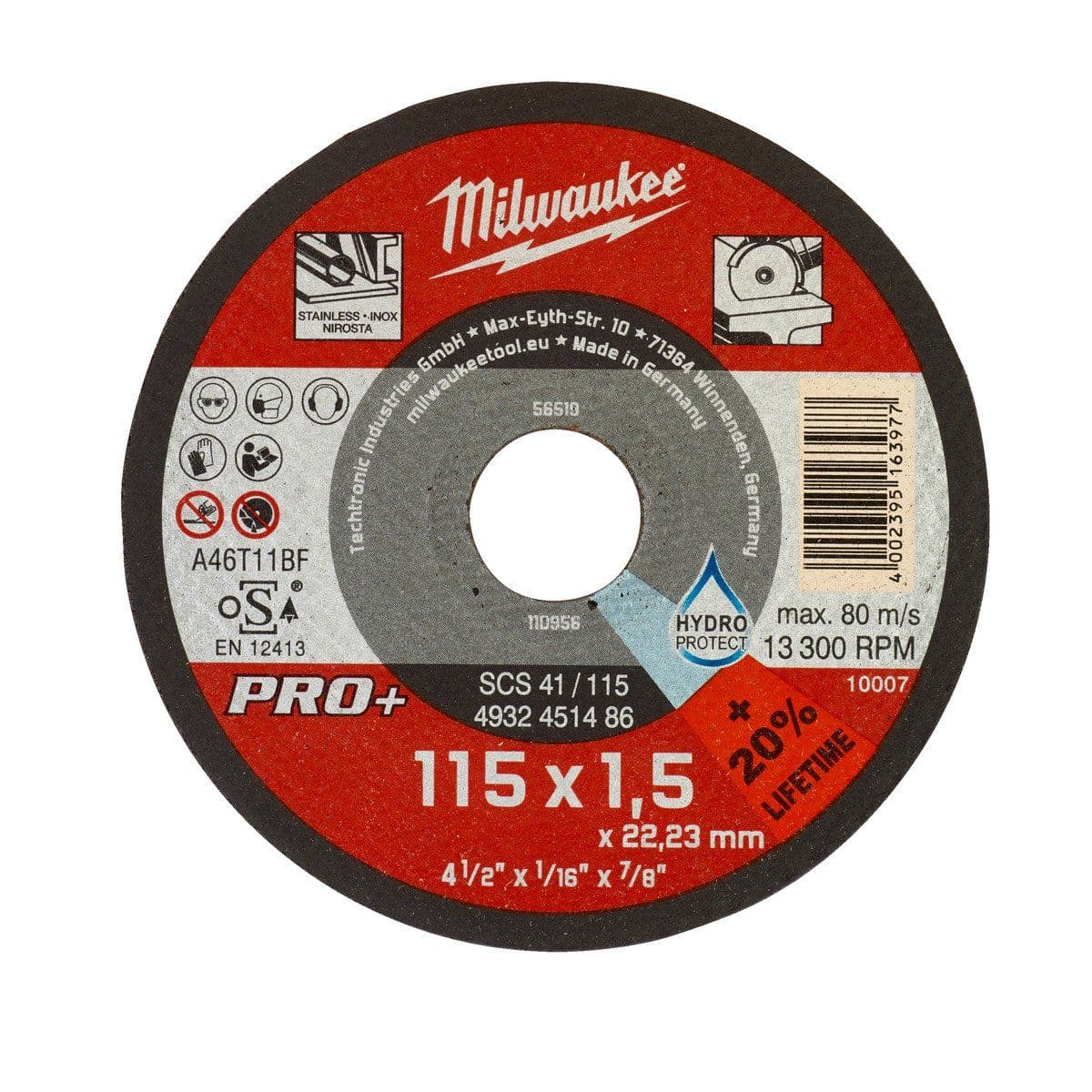 Диск SCS 41 / 115 x 1.5 x 22 мм - 1 шт - изображение 1