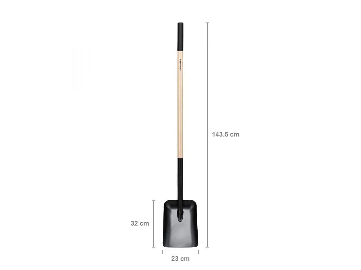 Лопата совковая с дер. черенком FISKARS - изображение 3
