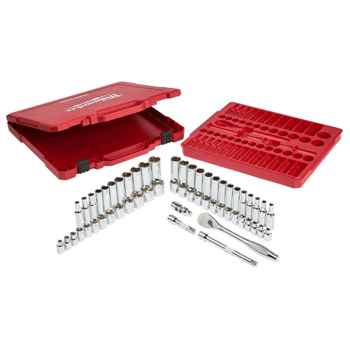 Набор головок 3/8 Drive 56 шт Ratchet + Socket Set SAE + Metric - изображение 3
