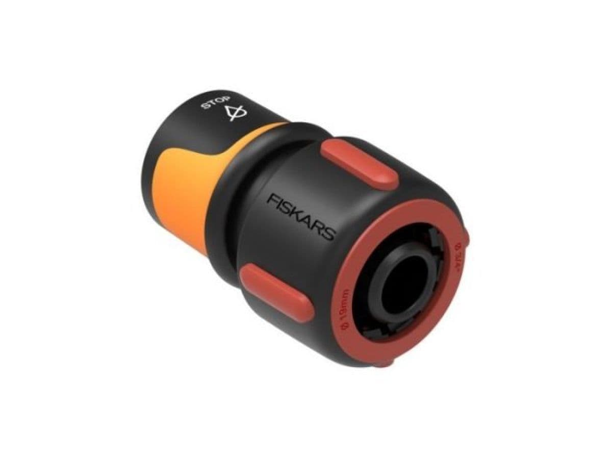 Муфта быстросъемная с автостоп. 3/4" FISKARS - изображение 1