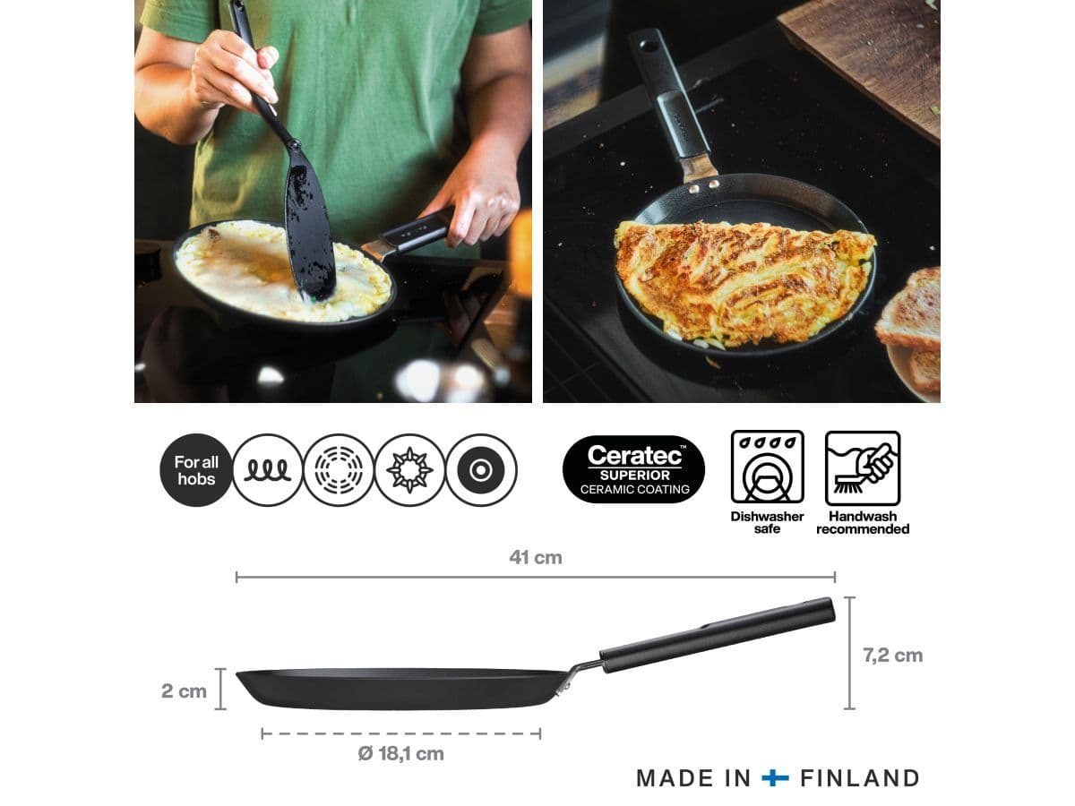 Сковорода блинная ф22 см, Hard Face FISKARS - изображение 4