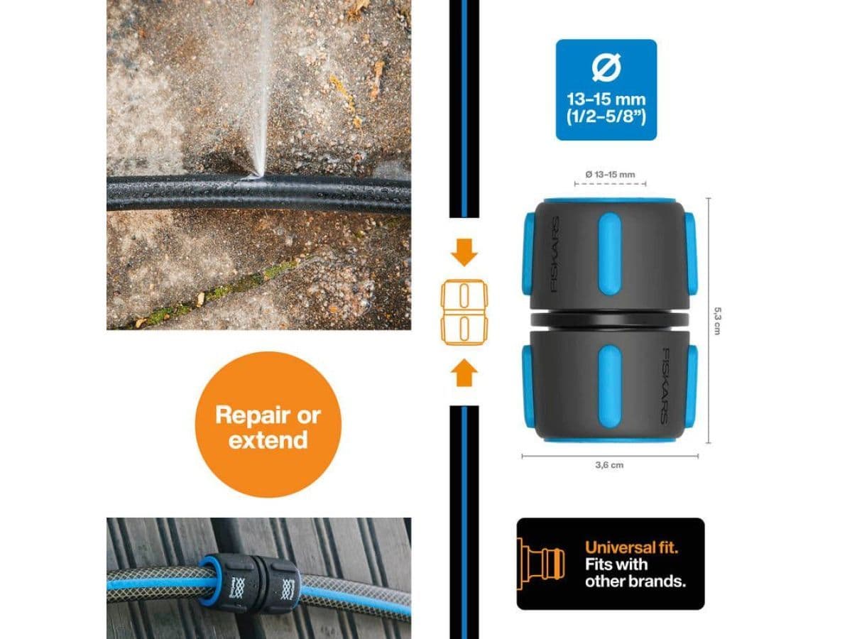 Муфта ремонтная для шланга 13мм-15мм(1/2-5/8) LB30 FISKARS - изображение 2