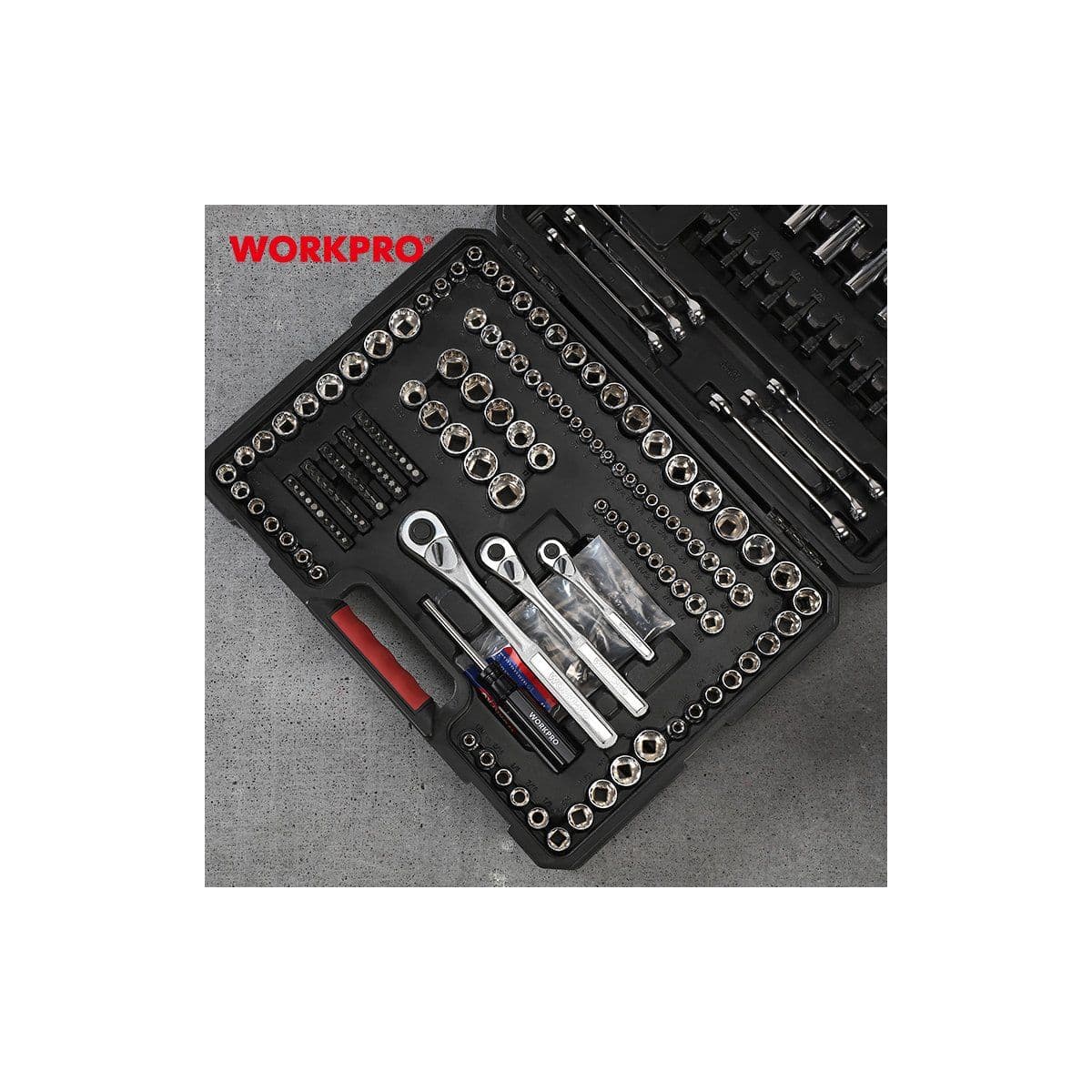 Набор инструментов 230пр. в кейсе WORKPRO Китай - изображение 7