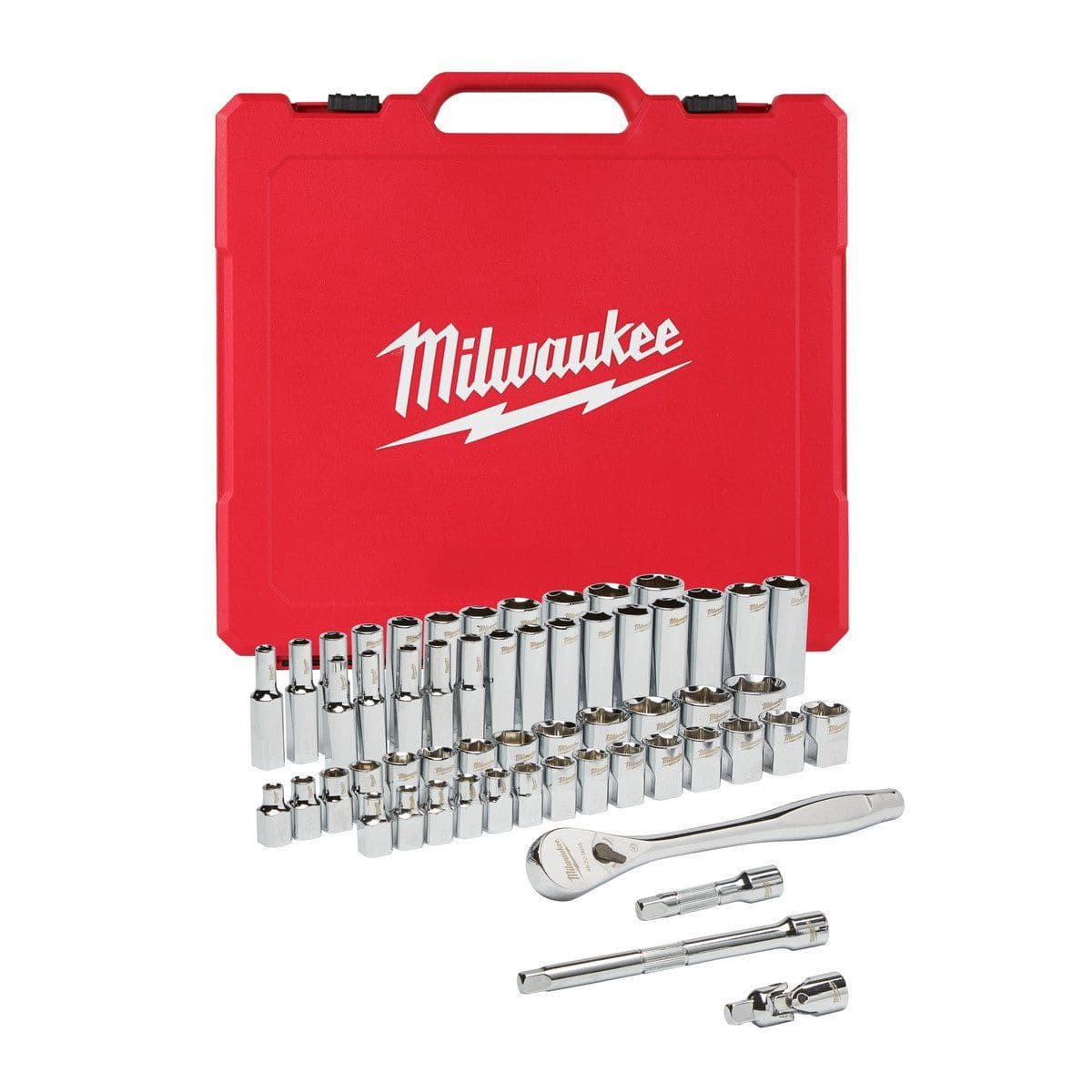 Набор головок 3/8 Drive 56 шт Ratchet + Socket Set SAE + Metric - изображение 1