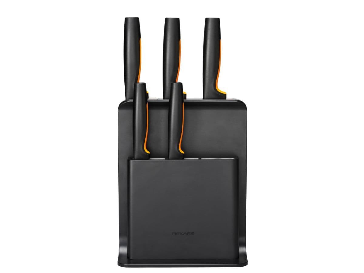 Набор ножей 5 шт пластиковый блок FF Fiskars - изображение 1