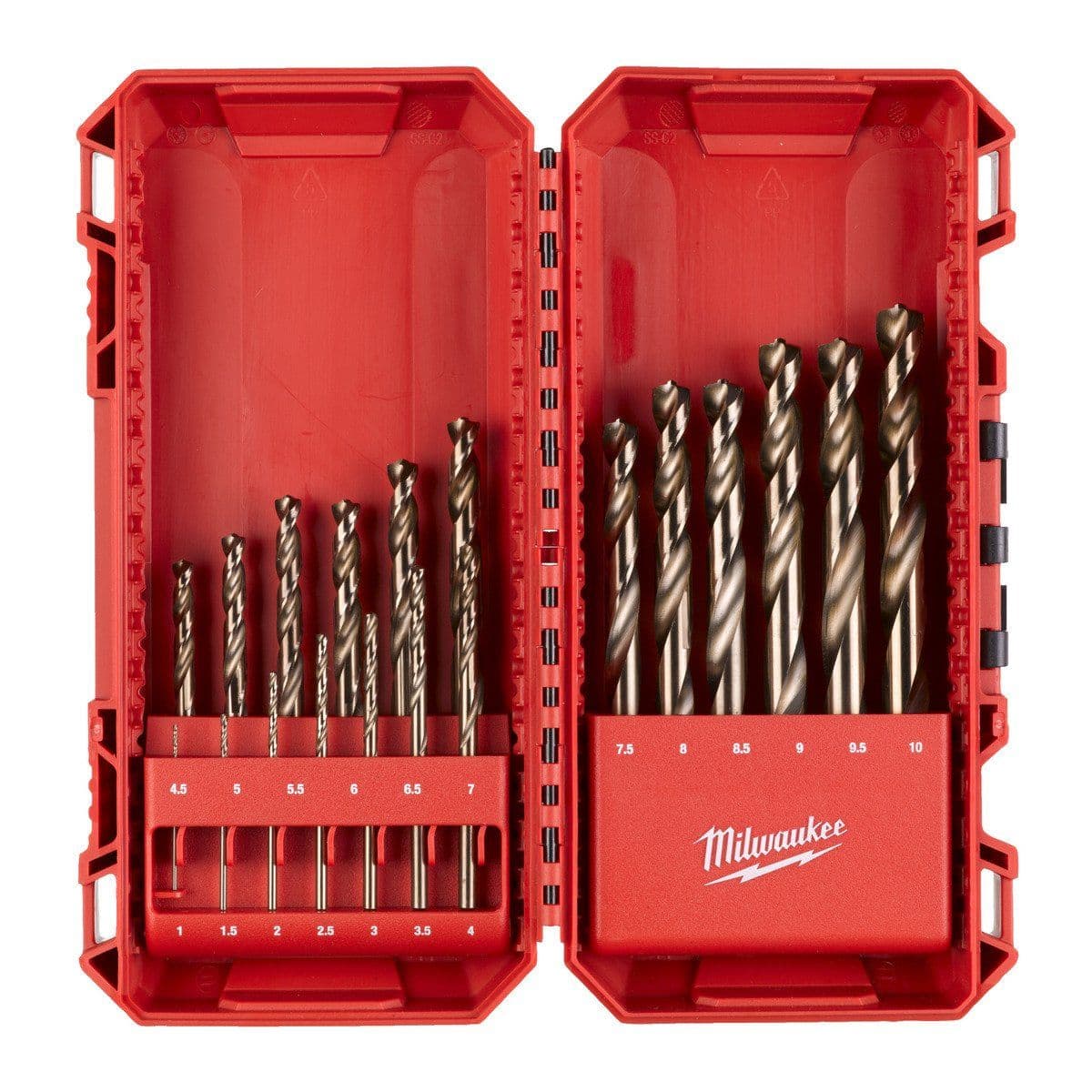 Набор сверл по металлу Milwaukee HSS-G Cobalt DIN338 Set (19шт) - изображение 1
