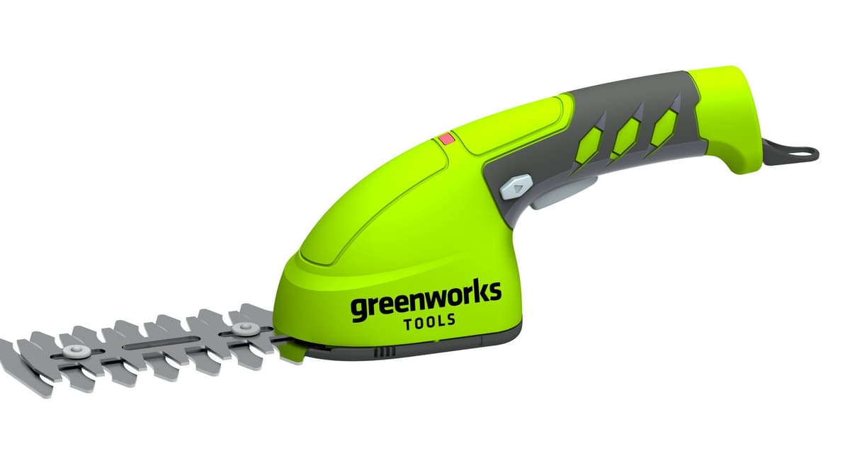 Greenworks 7,2V аккумуляторные садовые ножницы с встроенным аккумулятором 2 Ah - изображение 1