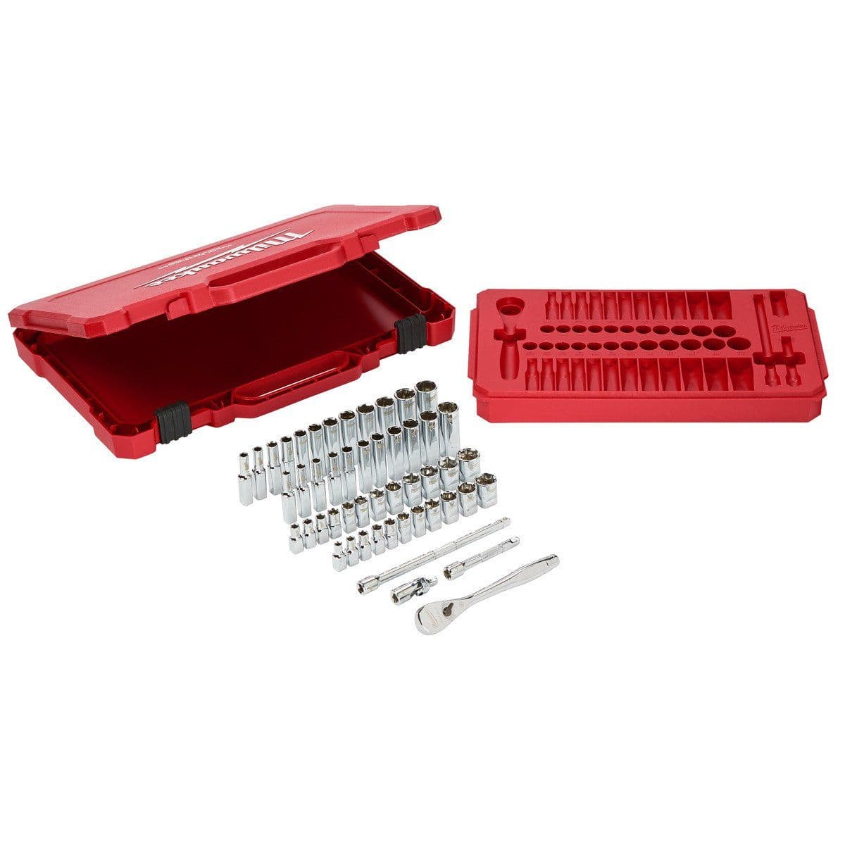 Набор головок 1/4 50 шт Drive Ratchet.+ Socket Set SAE + Metric - изображение 2
