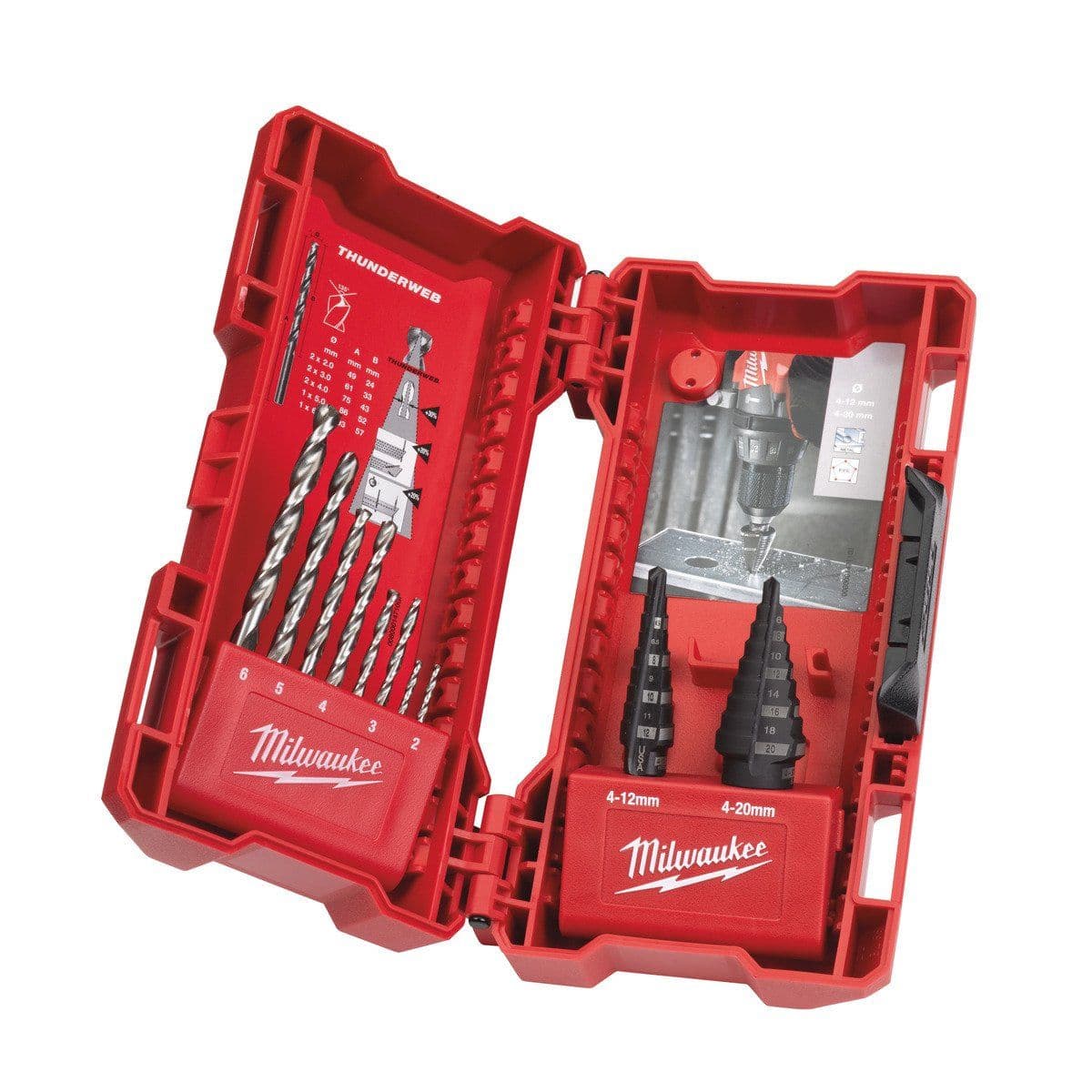Набор сверл Step and drill bit combo set (10 шт) - изображение 1