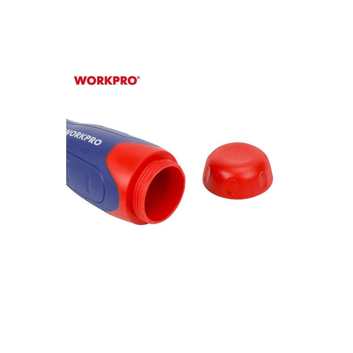 Отвертка с набором бит 14шт, храповый механизм WORKPRO Китай - изображение 2