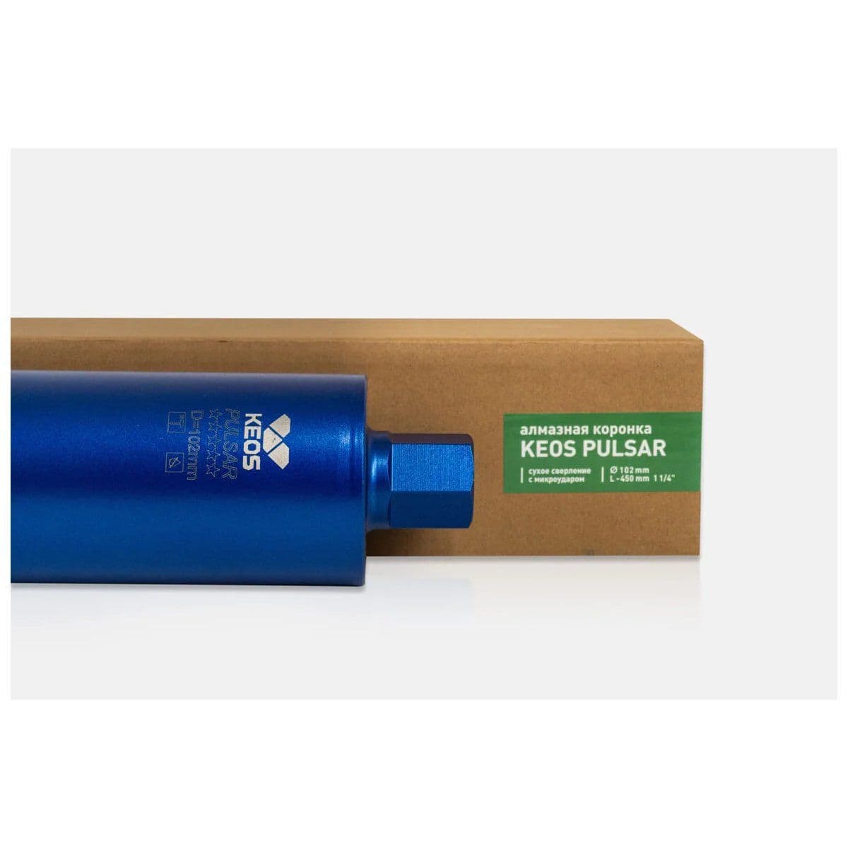 Коронка алмазная KEOS ПРО ЛАЗЕР (PRO Lazer) 1 1/4" 102х450 (Лазерная сварка) (DCL102.450) - изображение 7