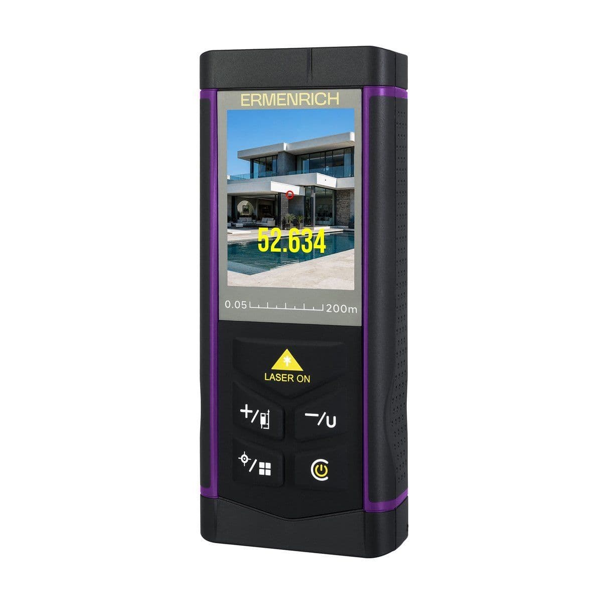 Лазерная рулетка Ermenrich PRO LR200, с камерой - изображение 1