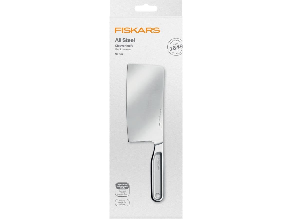 Нож-тесак 16см цельнометаллический All Steel Fiskars - изображение 3