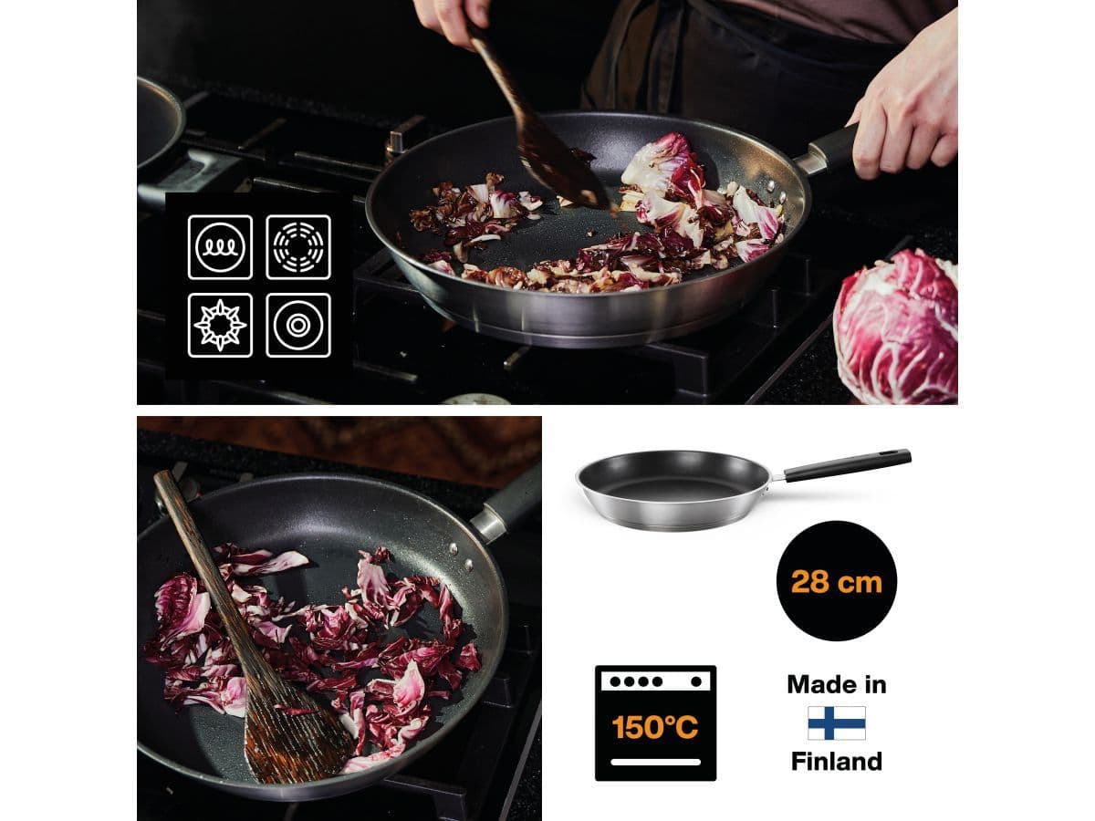 Сковорода стальная 28 см Hard Face FISKARS - изображение 12