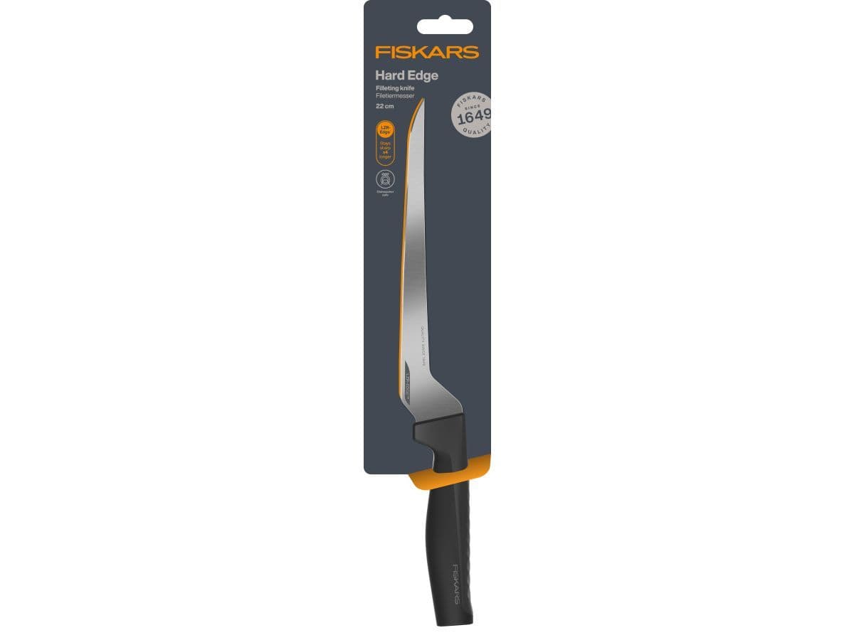 Нож филейный 22 см Hard Edge Fiskars - изображение 3