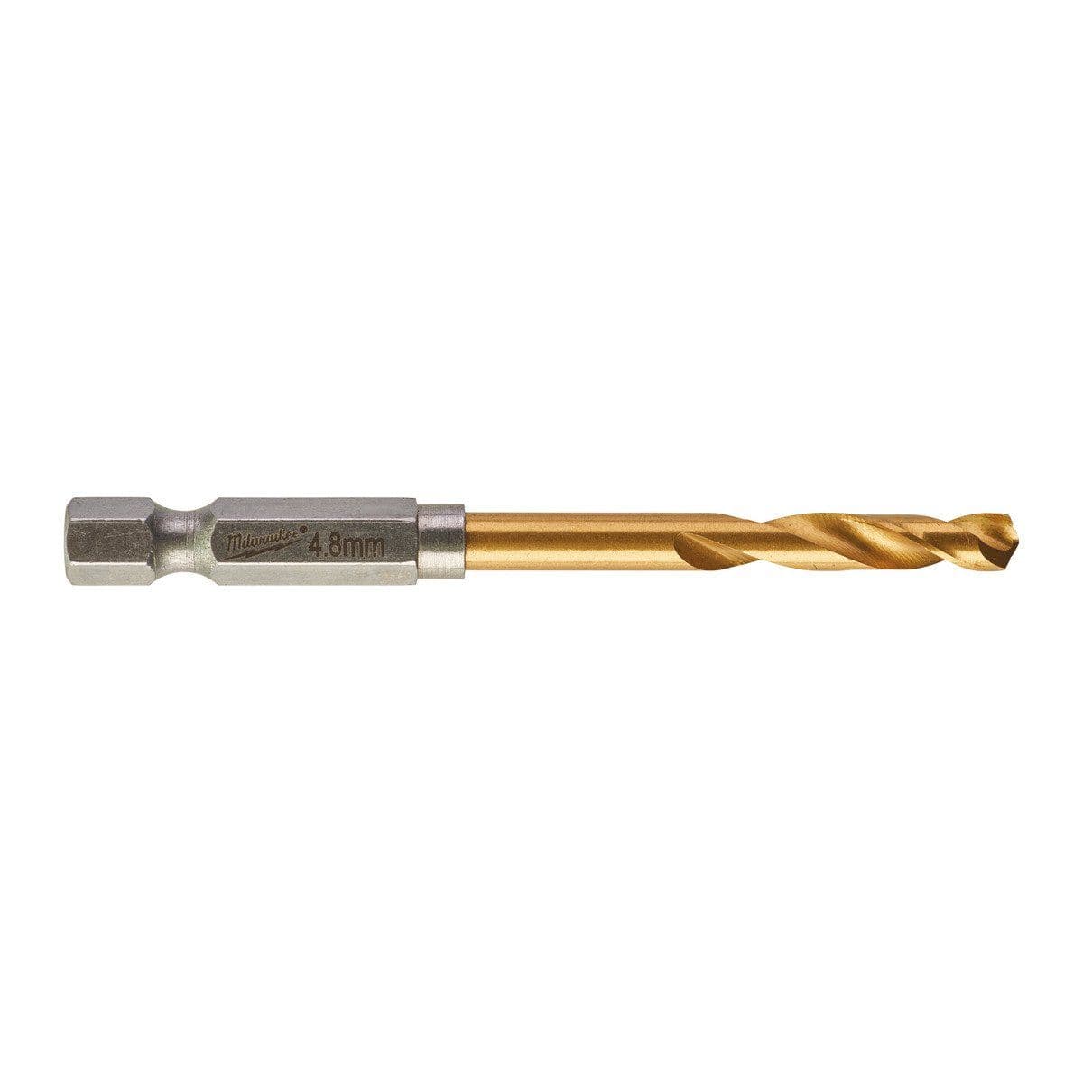 Сверло Shockwave HSS-G TiN Red Hex 4.8 мм - 1 шт - изображение 1