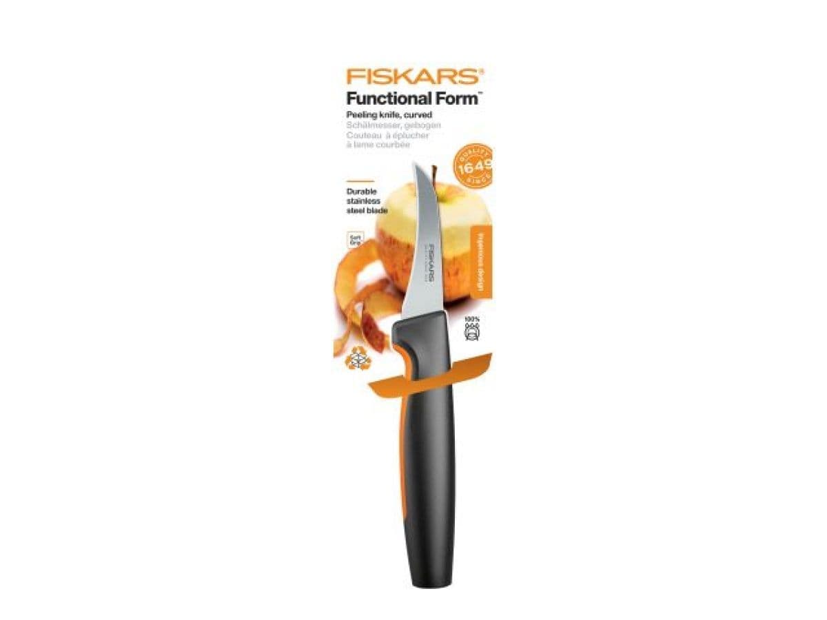 Нож для корнеплодов 7 см с изогнутым лезвием Functional Form Fiskars - изображение 1