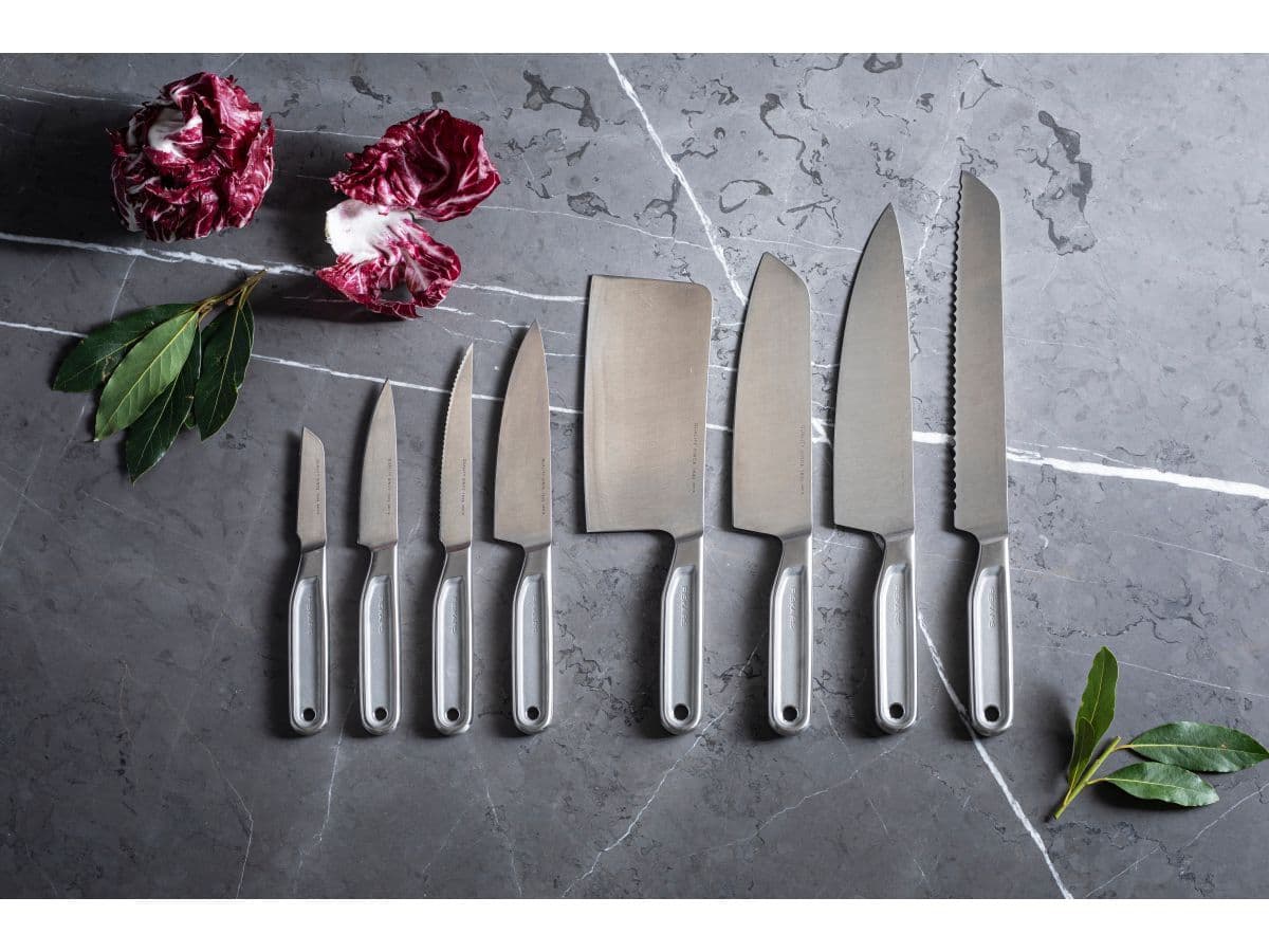 Нож поварской 20см цельнометаллический All Steel Fiskars - изображение 9