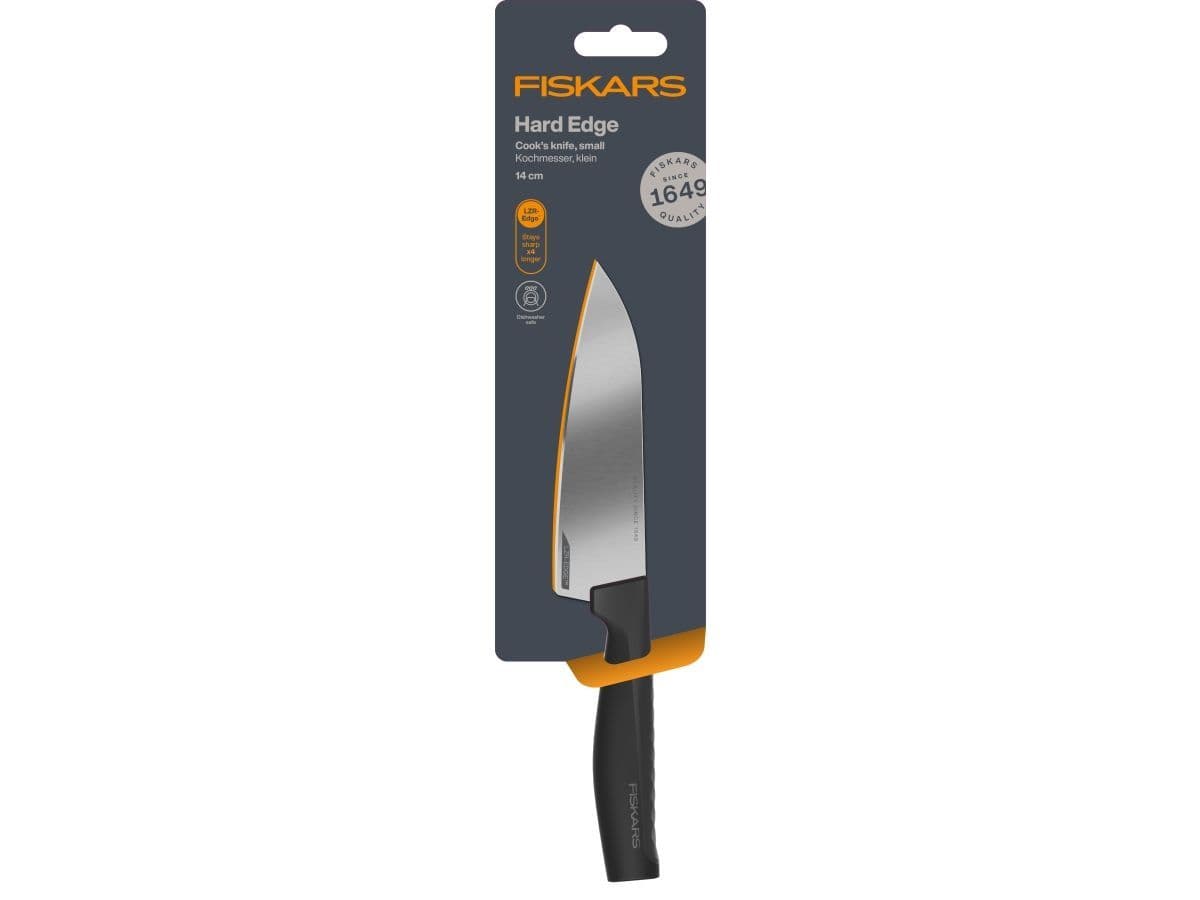 Нож поварской средний 14 см Hard Edge Fiskars - изображение 1