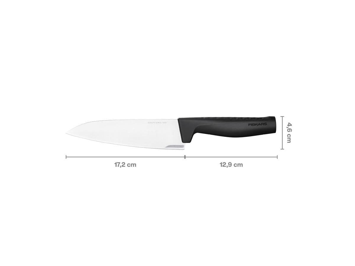 Нож поварской средний 17 см Hard Edge Fiskars - изображение 4