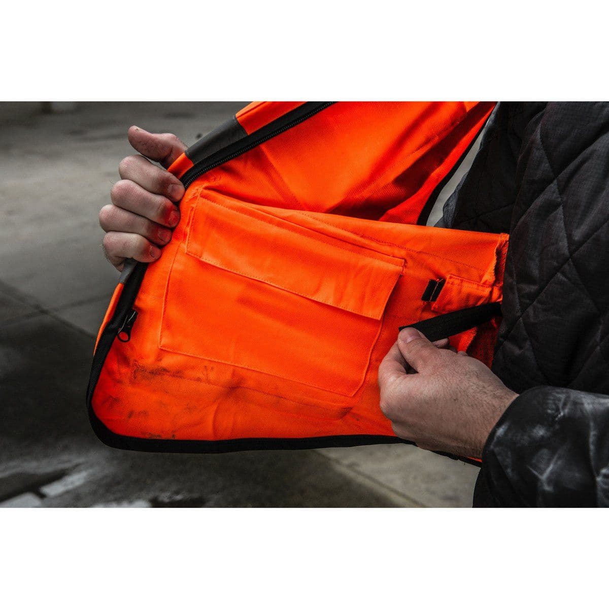 Жилет Premium High-Visibility Vest Orange - 2XL/3XL - изображение 3